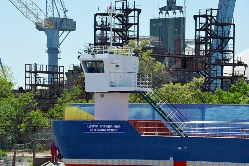 «НИБУЛОН» спустил на воду второе 100-метровое судно проекта В5000