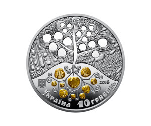 НБУ выпустил серебряную монету, на которой пара украинцев копает картошку