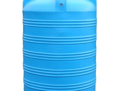 Емкость вертикальная на 1500 литров, пищевая бочка пластиковая, бак для воды