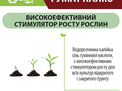 Біодобриво стимулятор - Гумат Калію ENZIM Agro