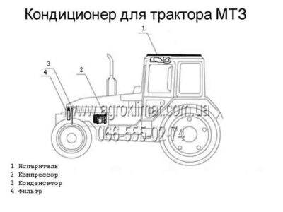 Кондиционер для трактора МТЗ в Луганске