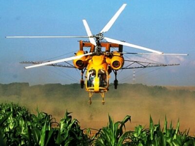 Послуги агроавіації: внесення інсектициду Кораген гвинтокрилом літаком вертольотом самольотом
