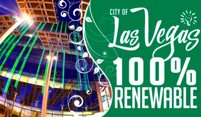 Лас-Вегас полностью перешел на восстанавливаемую энергию
