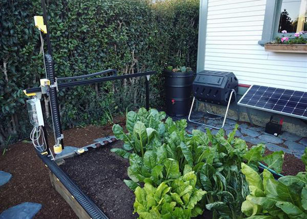 Калифорнийский инженер создал робота-садовника