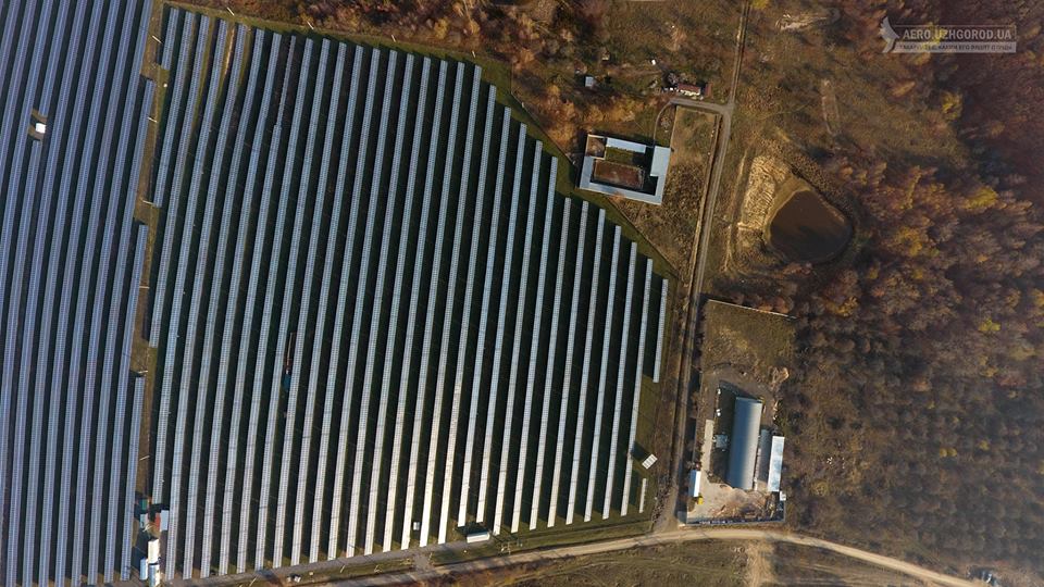 Возле Ужгорода строят самую крупную в Западной Украине солнечную электростанцию