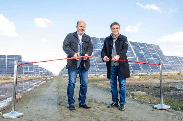 На Днепропетровщине на полную мощность заработала уникальная для Восточной Европы солнечная электростанция