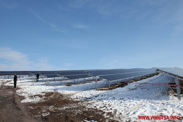 До конца 2016 года в Винницкой области будет работать 15 солнечных электростанций мощностью 120 МВт