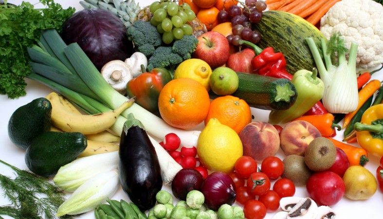 Витамины и минералы в овощах и фруктах