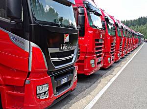 С повышением температуры вступают в действие ограничения движения грузового транспорта