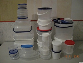 Пластиковая тара: судки,ведра, контейнера от 200мл 