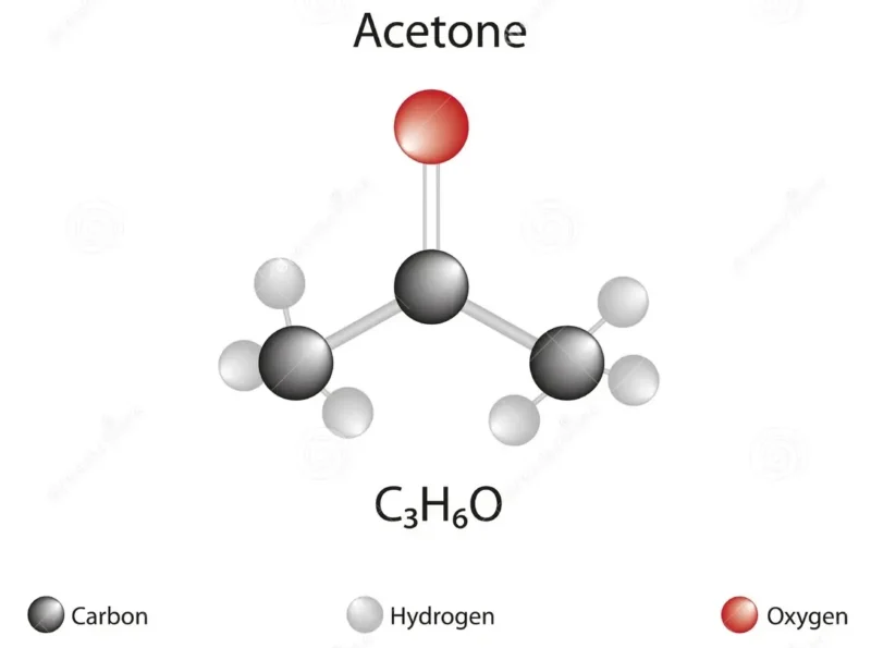 Ацетон є однією з сполук-кетонових тіл
