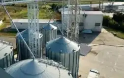 Завод по переработке кукурузы «AMILL-CORN», вид сверху.