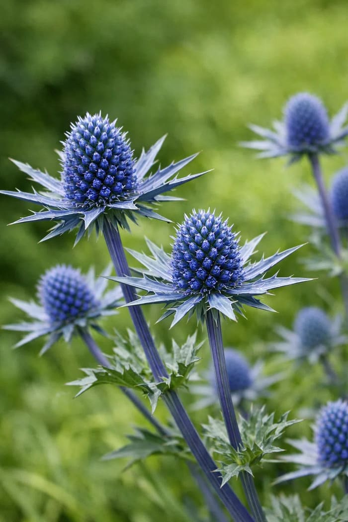 Синеголовник плосколистный (Eryngium planum) Синеголовник плосколистный (Eryngium planum)